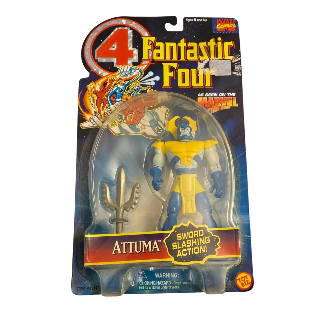 Vintage 1995 Marvel Fantastic Four Attuma Toy Biz Figure MOC